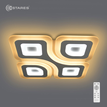 Управляемый светодиодный светильник Geometria Quadrate 85w q-500-white-220-ip44/2020