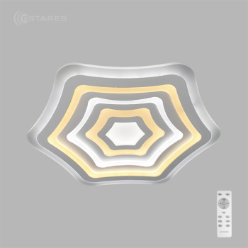 Управляемый светодиодный светильник FLEXION DOUBLE 80W R-500-WHITE/WHITE-220-IP44