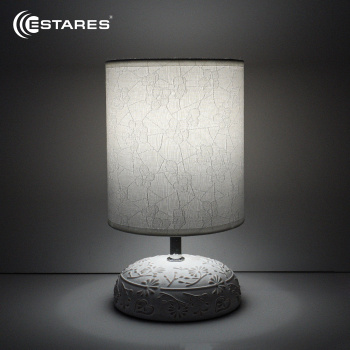 Настольная лампа GAMMA 1xE14 R-150x150x265-WHITE-220-IP20