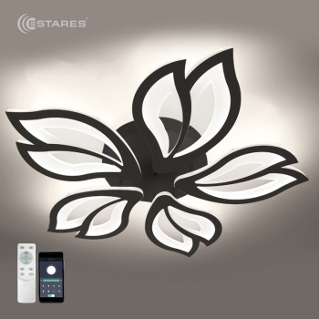 Управляемый светодиодный светильник ASTRA 120W 5F-APP 635x70-BLACK/WHITE-220-IP20