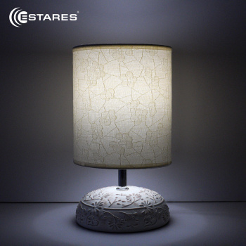 Настольная лампа GAMMA 1xE14 R-150x150x265-CREAMWHITE-220-IP20