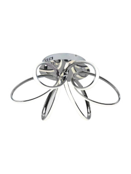 Управляемый светодиодный светильник SPRING 138W R-530-CHROME/WHITE-220-IP20