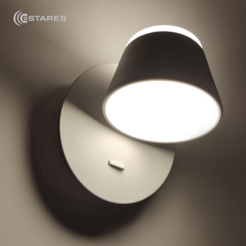 Светодиодный светильник, бра  ABAZUR 12W R-130-WHITE/WHITE-220-IP40