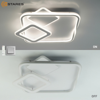 Управляемая светодиодная люстра GERMANICA 100W SS-RC-515x531x80-WHITE WHITE-220-IP20