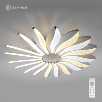 Управляемый светодиодный светильник Liliya double 85w R-633-WHITE-220-IP44