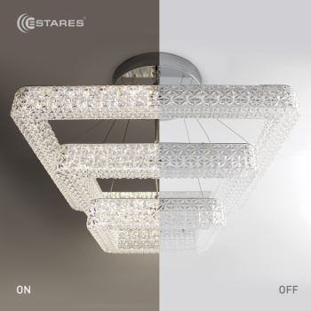 Управляемый светодиодный светильник  AKRILIKA  80W 3S-555-CLEAR-220-IP20