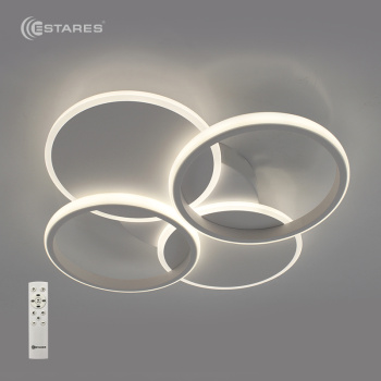 Управляемая светодиодная люстра OSA 90W 4R-RC-490x70-WHITE/WHITE-220-IP20, модель OSAKA