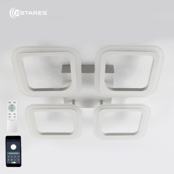 Управляемая светодиодная люстра ROOM 60W 4S-APP-520x73-WHITE WHITE-220-IP20