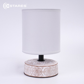 Настольная лампа TELA 1xE14 R-120x200-WHITE/BLACK-220-IP20