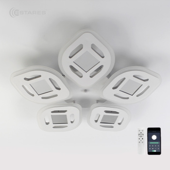 Управляемая светодиодная люстра Amalia 3D RGB 70W 5R-APP-500x76-WHITE WHITE-220-IP20