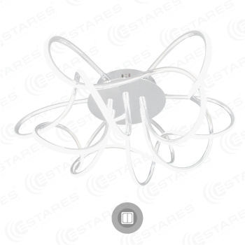 Cветодиодный светильник LIANA MUSE 80W R-600-WHITE/OPAL-220-IP20