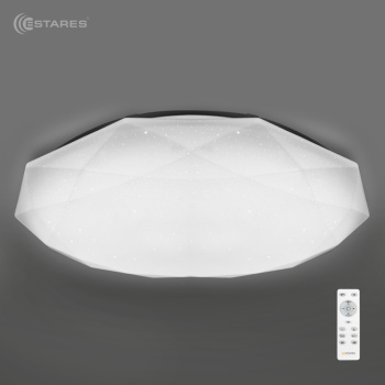   Управляемый светодиодный светильник ALMAZ 60W R-500-SHINY/WHITE-220V-IP44 /2019