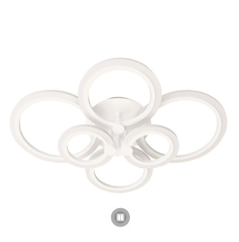 Управляемый светодиодный светильник on/off EUROPA 132W 6R-800/600-ON/OFF-WHITE/WHITE-220-IP20