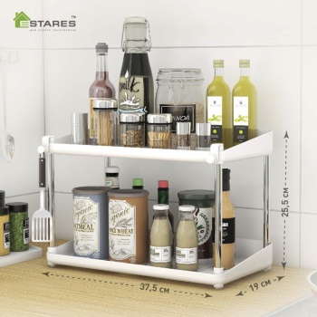 Органайзер MODO 2F+1F-375x190x255-WHITE/CHROME