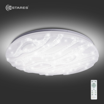 Управляемый светодиодный светильник  FANTAZIYA  60W R-600-CRISTAL/SHINY-220-IP20