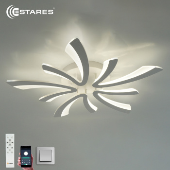 Управляемый светодиодный светильник ALESSIA 100W 5F-APP-700x180-WHITE/WHITE-220-IP20