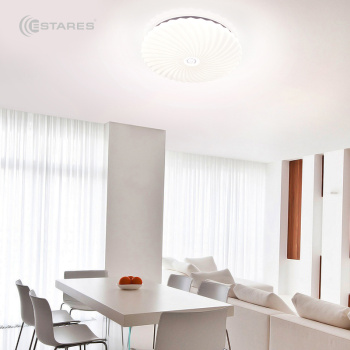 Управляемый светодиодный светильник LITECO 48W LC-04-400x70-ON OFF-WHITE SHINY-220-IP20