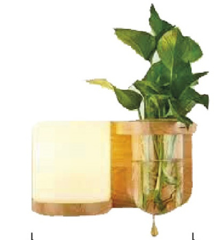 Светильник, бра WOODY 1XE27 S-VASE