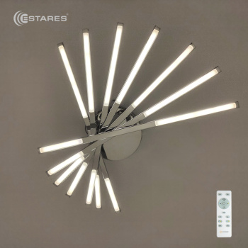 Управляемый светодиодный светильник LINIA 84W R-630 520-CHROME WHITE-220-IP20