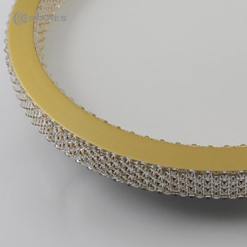 Управляемый светодиодный светильник ORIENT ACRYLIC 80W R-APP-510x75-PAINTED GOLD CLEAR-220-IP40