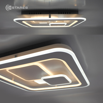 Управляемый светодиодный светильник LITECO 105W LCRC-CUBO-480x480x63-DIM-white white-220-IP20