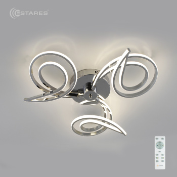 Управляемый светодиодный светильник GLORIA 84W 3R-580/150-RC-CHROME/OPAL-220-IP20