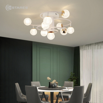 Управляемый светодиодный светильник LL WHITE 100W R-730x285-WHITE CLEAR-220-IP20, мод.LaLUNA