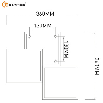 Управляемый светодиодный светильник SOLARIUM 70W 3C-RC-360x360x360-WHITE WHITE-220-IP20