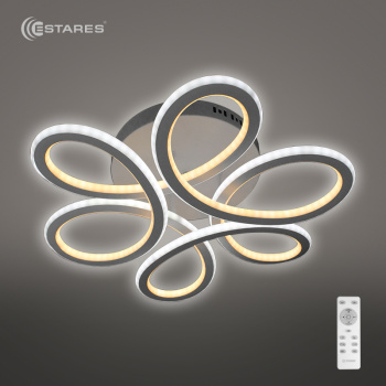 Управляемый светодиодный светильник VOLNA SLIM DOUBLE 85W 3R-500/150-WHITE/OPAL-220-IP20/2020