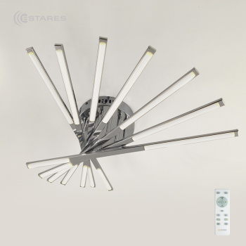 Управляемый светодиодный светильник LINIA 84W R-630/520-CHROME/WHITE-220-IP20