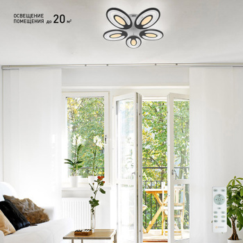 Управляемый светодиодный светильник ELLIPS DOUBLE 120W OV-520-WHITE WHITE-220-IP20