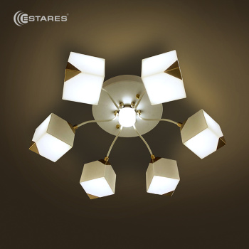 Управляемый светодиодный светильник CUBES 80W R-750-WHITE WHITE-220-IP20