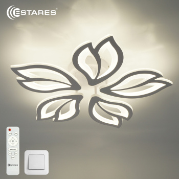 Управляемая светодиодная люстра GLORY 70W 5F-RC-560x95-WHITE/WHITE-220-IP20 (ASTRA)