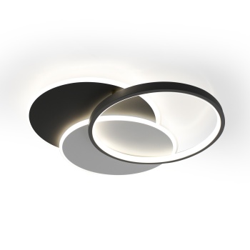 Управляемая LED люстра VG-LM 75W 3R-ON OFF- 490x62-BLACK WHITE WHITE-220-IP20