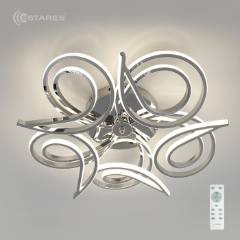 Управляемый светодиодный светильник GLORIA 140W 5R-580/140-RC-CHROME/OPAL-220-IP20