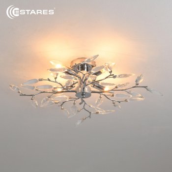 Люстра VIOLA 4xE14-600х150-CHROME/CRYSTAL-220-IP20