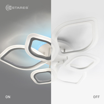 Управляемая светодиодная люстра AZALIA RGB 100W 6R-APP-680x110-WHITE WHITE-220-IP20