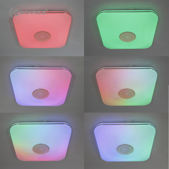 Управляемая светодиодная музыкальная люстра a-play RGB 40W S-APP-330-WHITE WHITE-220-IP20