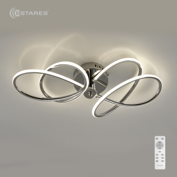 Cветодиодный светильник неуправляемый MOON 70W 2R 620/320/150-RC-CHROME/OPAL-220-IP20