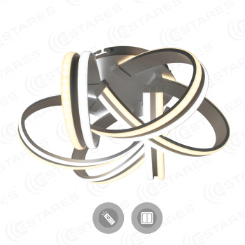 Управляемый светодиодный светильник VOLNA DOUBLE 170W 6С-520/237-WHITE/OPAL-220-IP20