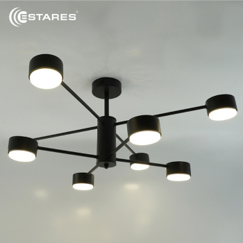 Люстра GUSTA 8xGX53 R-780x300-BLACK-IP20