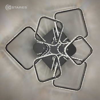  Управляемый светодиодный светильник PRINCE  ON/OFF 144W 6S-680-CHROME/CRYSTALL-220-IP20