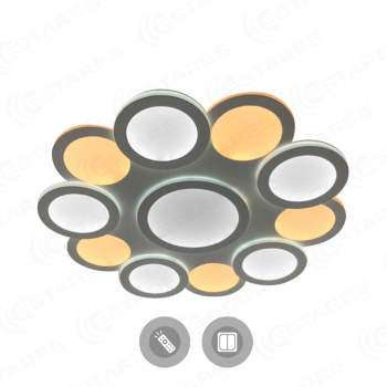 Управляемый светодиодный светильник TOCHKA DOUBLE 176W R-500-WHITE/WHITE-220-IP20 