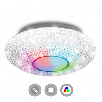 Управляемый светодиодный светильник  AKRILIKA  RGB 36W R-410-CLEAR/WHITE-220-IP20