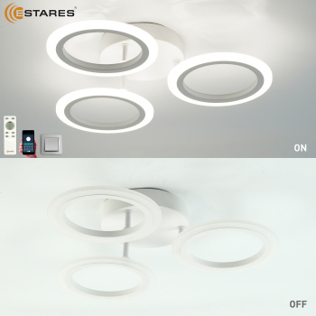 Управляемая светодиодная люстра MARIA 50W 3R-APP-440x80-WHITE WHITE-220-IP20