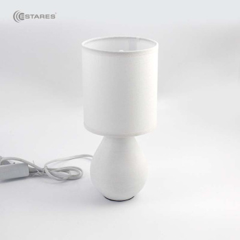 Настольная лампа BETA 1xE14 R-100x120x275-WHITE/WHITE-220-IP20