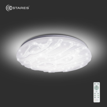 Управляемый светодиодный светильник  FANTAZIYA 32W R-400-CRISTAL/SHINY-220-IP20