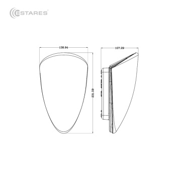 Управляемый светодиодный светильник, бра SIYANIE SENSOR 10W V-232-ON OFF-CRYSTAL-220-IP44