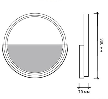 Светодиодный светильник, бра WOODY 10W R-BEARS