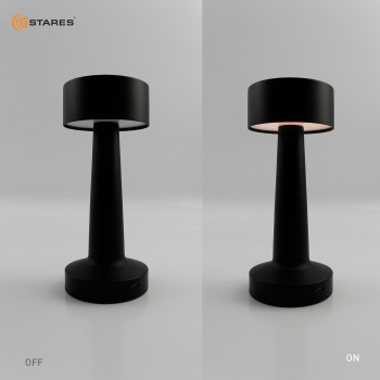 Управляемая настольная лампа DOWN LIGHT 2W R-SENSOR-85X215-BLACK-DC5V 1A-IP20